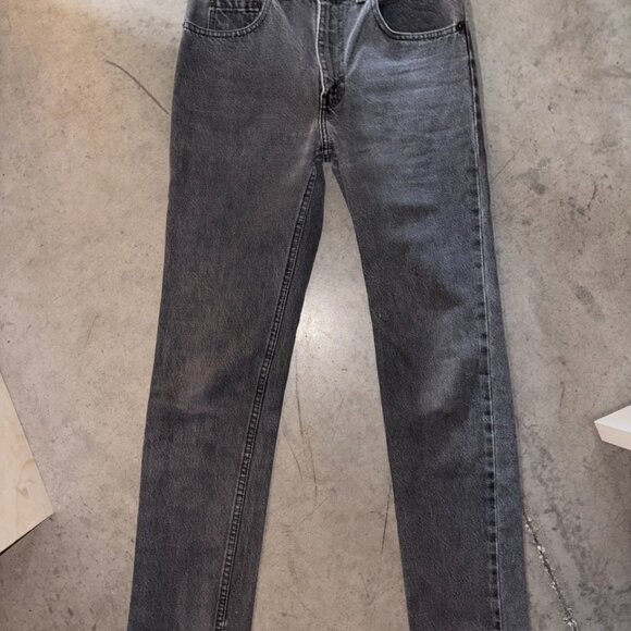 Vintage Levi's 531 Grey Wash Zipper Fly Jeans 30/32 - Picture 6 of 11